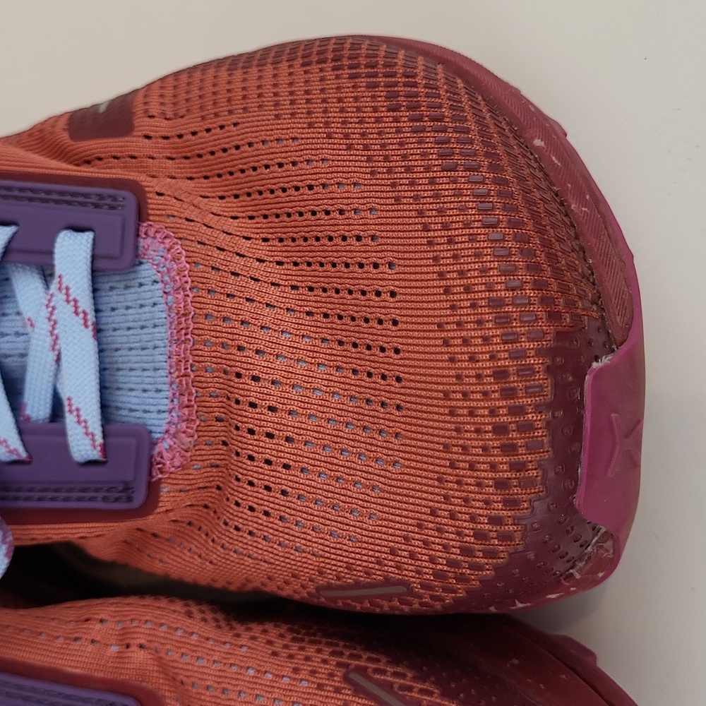 Women's Flux Special Edition Trail Running Shoe - Coral with Light Blue Accent - Picture 4 of 14